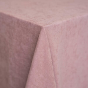 Antique Pink Suede Tablecloth