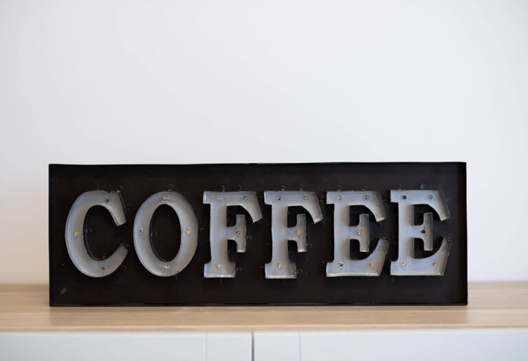 Light up Coffee Sign
