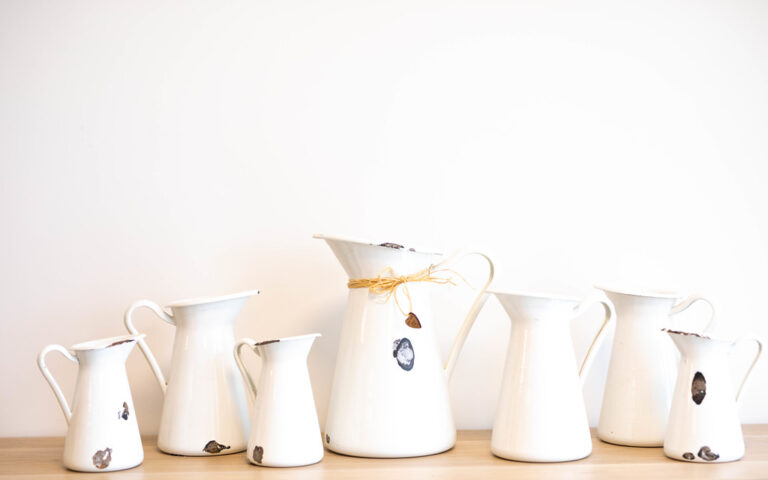 Rustic Flower Pitchers