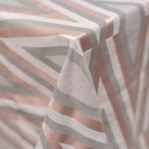 Pink and Grey Brocade