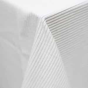 White Textured Ribbed