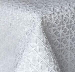 Diamond Lattice Lace Overlay