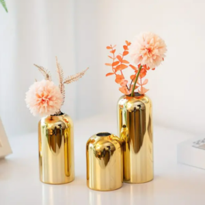 Gold Bud Vases