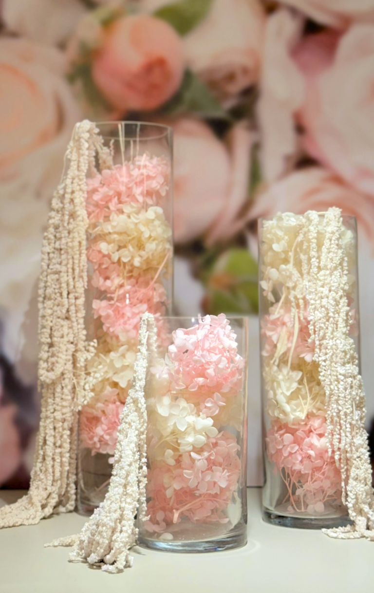 3 Cylinder Centerpiece Set