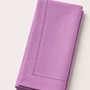 Violet Purple Hemstitch Napkin