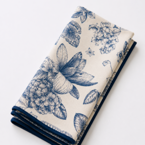 Blue Porcelain Print Napkin