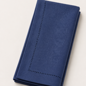 Dark Blue Hemstitch Napkin