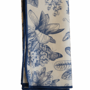 Blue Porcelain Print Napkin