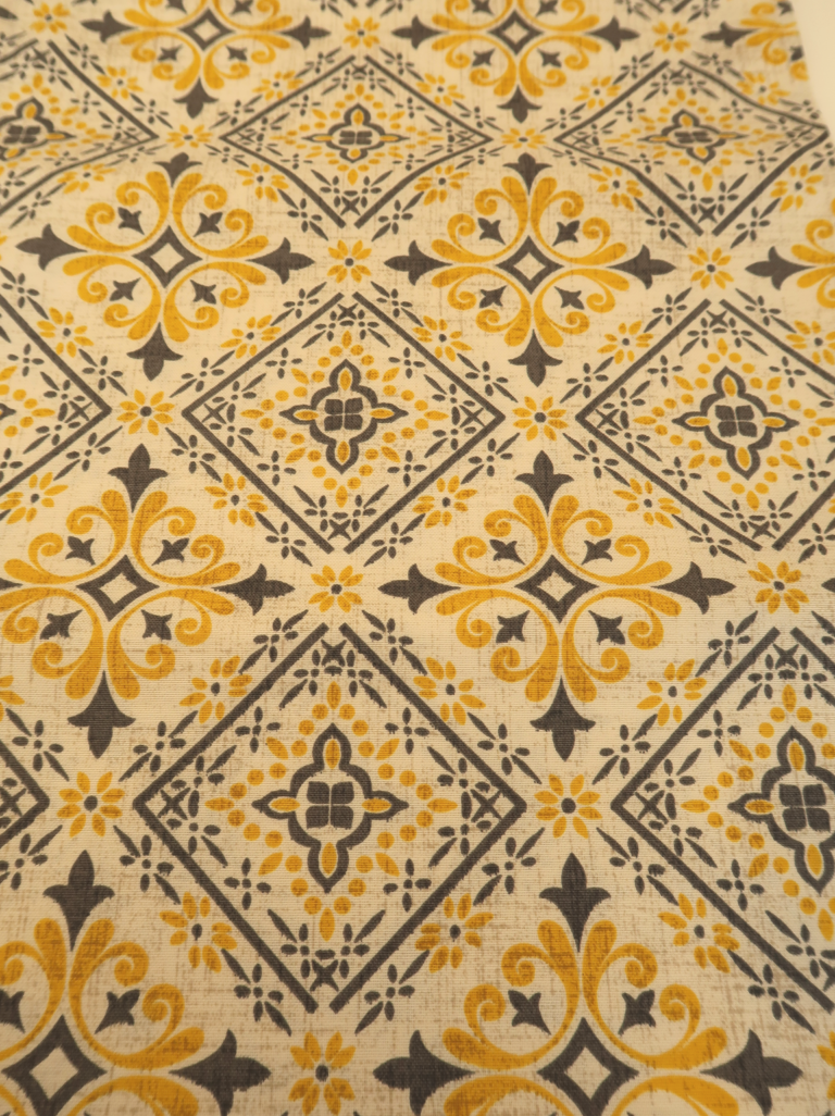Grey and Yellow Mandala