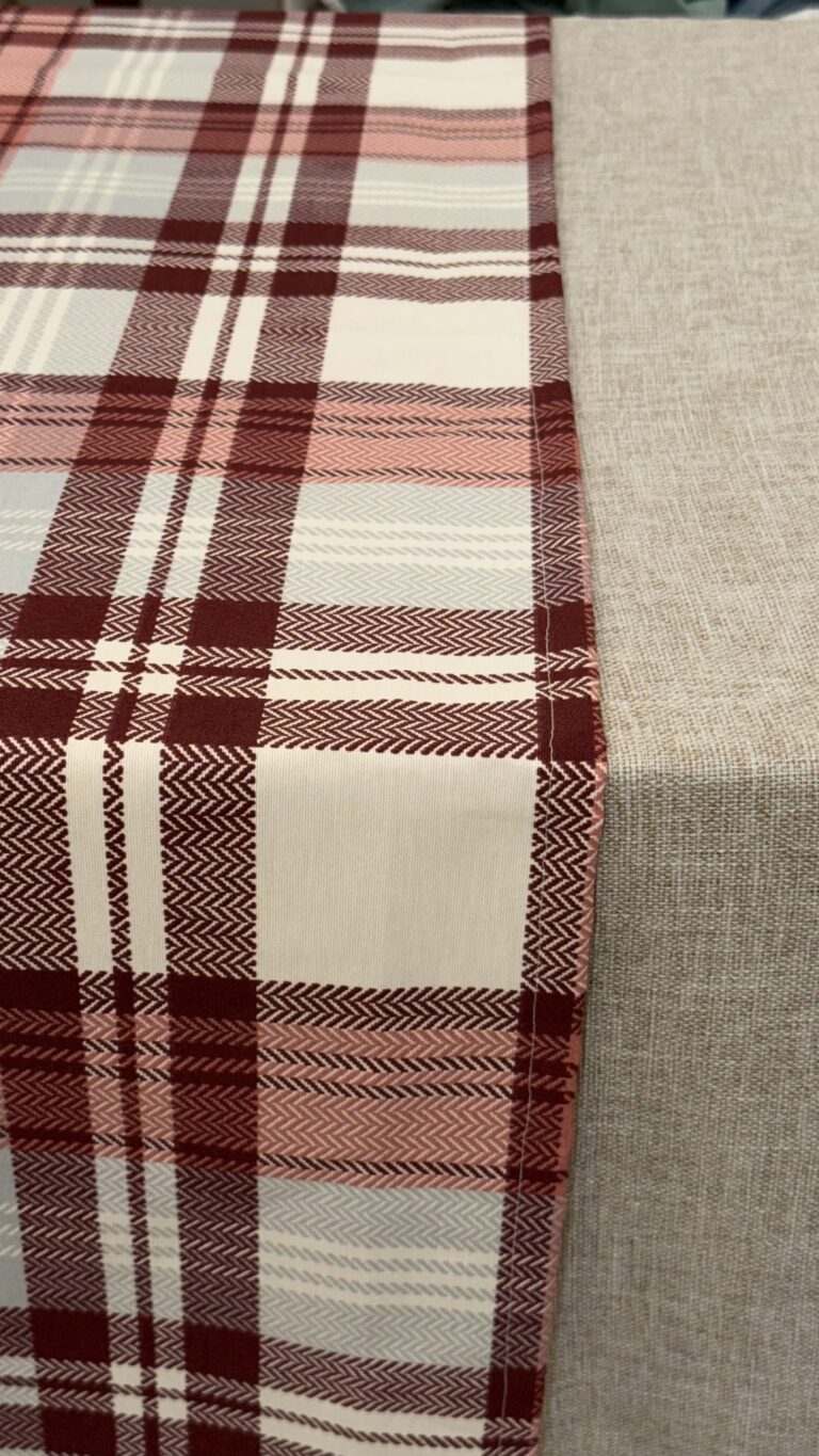Plaid Red Runner