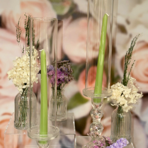 Glass Centerpiece Set