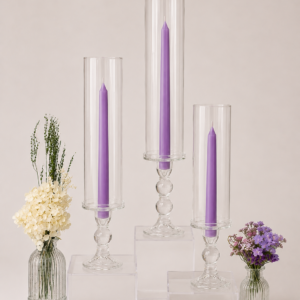 Glass Centerpiece Set